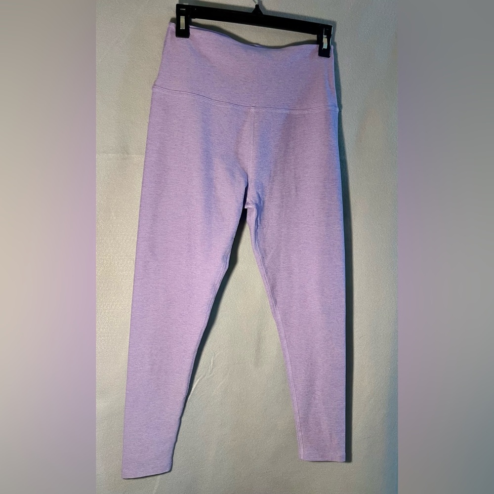 Beyond Yoga Lavender High Waisted Legging L Soft Stretch Yoga Pants Made USA